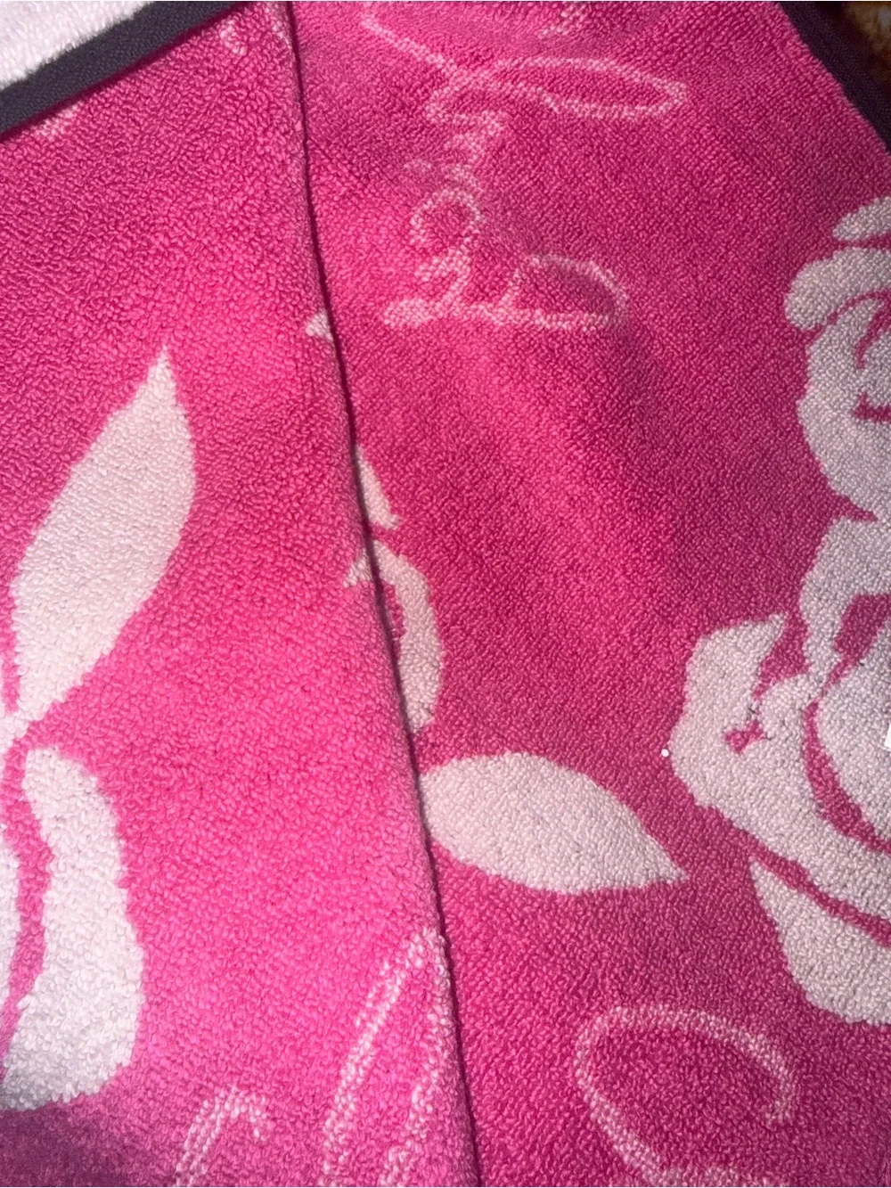 Juicy Couture Pink Rose Cotton Towel Stack
